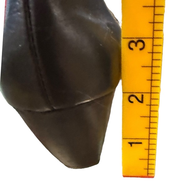 Pikolinos Mary Jane Pump Womens Size 39 US 8 Black Leather Wedge Heel Dress Shoe - Picture 8 of 13